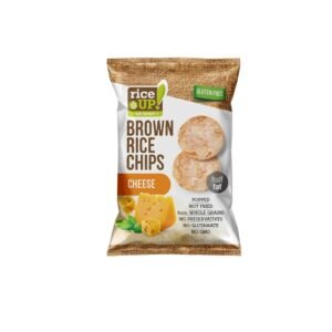 Rice Up Whole Grain 60g Rice Chips Cheese Flavour